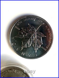 1 Ounce Silver Maple Leaf Jewelry Bracelet Medal Coin Lot Sale