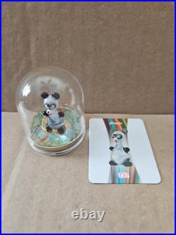 1 Oz Silver Coin 2022 Canada Maple Leaf Murano Glass Series Panda Bear 243/250