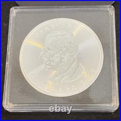 1 Oz Silver Maple Leaf VIOLINIST CAT with COA Sleeve and Stand ONLY 200 MINTED