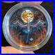 1 Oz Silver Maple Leaf with Bejeweled Bat Insert ONLY 100 MINTAGE Full Moon