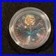1 Oz Silver Maple Leaf with Bejeweled Bat Insert ONLY 100 MINTED Full Moon