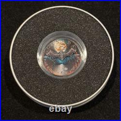 1 Oz Silver Maple Leaf with Bejeweled Bat Insert ONLY 100 MINTED Full Moon