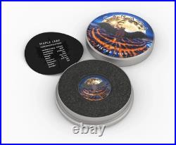 1 Oz Silver Maple Leaf with Bejeweled Dark Bat Insert ONLY 100 MINTAGE 1 Oz Silver Maple Leaf with Bejeweled Dark Bat Insert ONLY 100 MINTAGE