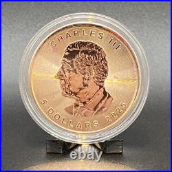 1 Oz Swarovski Bejeweled Silver Maple Leaf NIGHT BUTTERFLY ONLY 100 MADE