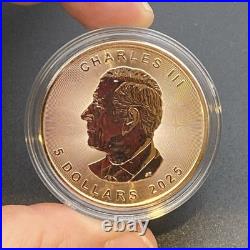 1 Oz Swarovski Bejeweled Silver Maple Leaf NIGHT BUTTERFLY ONLY 100 MADE