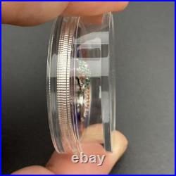 1 Oz Swarovski Bejeweled Silver Maple Leaf STEALTHY CHAMELEON ONLY 100 MADE