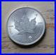 1 Troy Oz Silver coin, Maple Leaf, Bullion. 9999