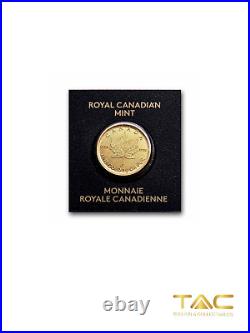 1 gram Gold Coin 2022 Canadian Maple Leaf Canadian Royal Mint