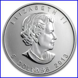 1 oz 9999 FINE SILVER 2013 CANADIAN MAPLE LEAF SILVER BULLION COIN