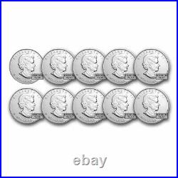 1 oz Canadian Silver Maple Leaf Coin BU (Random) Lot of 10 Coins
