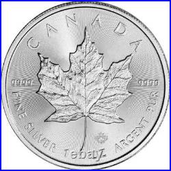 1 oz Canadian Silver Maple Leaf Coin BU (Random Year) Lot of 3