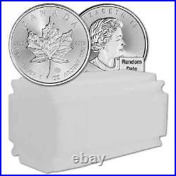 1 oz Canadian Silver Maple Leaf Coin (No Culls, Random Year) Tube of 20