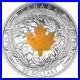 1 oz Silver Proof Majestic Maple Leaves Drusy Stone $20 CAD Canada 2016 Silver