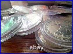 1 oz silver coins various dates Britannia Maple leaf buffalo Elizabeth Charles