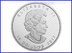 10 $ Dollar Canada 150 Iconic Silver Maple Leaf Canada 2 oz Silver 2017
