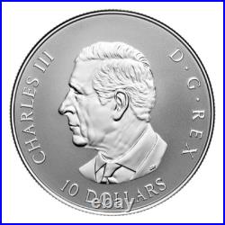 10 $ Dollar Gleaming Maple Leaves Maple Leaf Canada 1/2 Oz Silver 2025