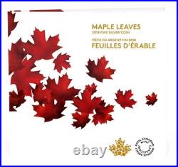 $10 Dollar Silver Maple Leaf Canada 1/2 oz Silver 2018