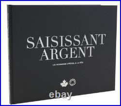 10 Kilo kg Silver Canada Maple Leaf, 2025 BU, with Chest