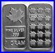 (100) 1 GRAM. 999 PURE SILVER MAPLE LEAF BARS b7