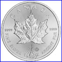 100 x 1 oz 2019 Canadian Silver Maple Leaf brilliant uncirculated pure 9999 coin