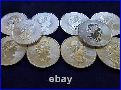 10x 1 oz Maple Leaf Silver Coins 2023 Lot 4