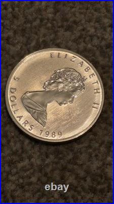 10x1oz Silver Bullion Mixed Years Mapleleaf