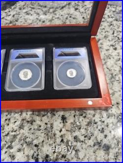 $1200 Value! ANACS Canadian Maple Leaf REVERSE PROOF 70 DEEP CAMEO 5 Coin Set FR