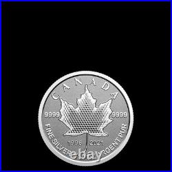 $15 Silver Maple Leaf 5-Coin Fractional Set Pulsating The Maple Tree CA 2021
