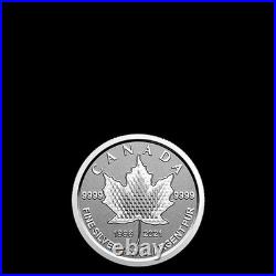 $15 Silver Maple Leaf 5-Coin Fractional Set Pulsating The Maple Tree CA 2021