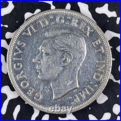 1947-Maple Leaf Canada $1 Dollar Lot#JM1417 Large Silver! Nice! Key Date