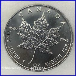 1988 1994 2012 CAN Bullion3x Canada $5 CAD Maple Leaf 1 oz Silver BUNC Coin