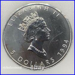 1988 1994 2012 CAN Bullion3x Canada $5 CAD Maple Leaf 1 oz Silver BUNC Coin