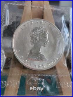 1989 1oz Canadian Maple Leaf Silver coin RCM SEALED SECOND YEAR OF PRODUCTION 3