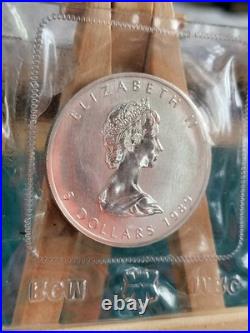 1989 1oz Canadian Maple Leaf Silver coin RCM SEALED SECOND YEAR OF PRODUCTION 3
