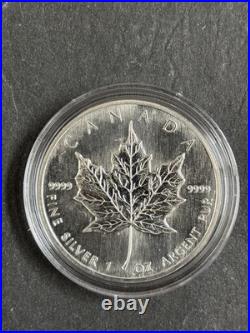 1989 Canada $5 1 oz Silver Maple Leaf Bullion coin