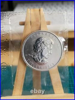 1990 1oz Canadian Maple Leaf Silver coin PERFECTLY RCM SEALED AND GENUINE (2)