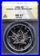 1990 $5 Silver Canadian Maple Leaf MS 67 DCAM ANACS # 7994198 + Bonus