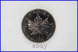 1993 Canada Maple Leaf 9999 Silver 1 oz $5 Coin With Certificate