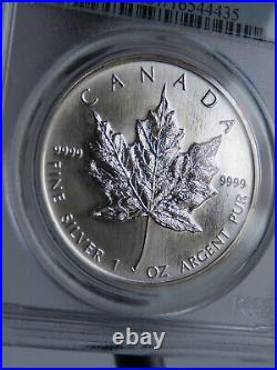 1993 Canada Maple Leaf S$5 PCGS MS67 silver 1oz dollar mint state