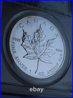 1993 Canada Maple Leaf S$5 PCGS MS67 silver 1oz dollar mint state