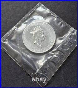 1994 Sealed 1 Oz. 9999 Silver $5 Maple Leaf Collectible Coin Rcm Plastic Ogp