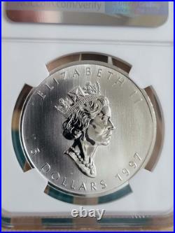 1997 1oz Canadian Maple Leaf Silver coin FRESH GRADED BY NGC MS68 Extremely Rare 1997 1oz Canadian Maple Leaf Silver coin FRESH GRADED BY NGC MS68 Extremely Rare