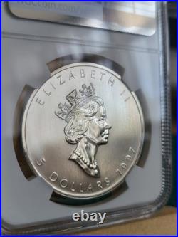 1997 1oz Canadian Maple Leaf Silver coin FRESH GRADED BY NGC MS68 Extremely Rare