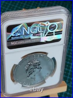 1997 1oz Canadian Maple Leaf Silver coin FRESH GRADED BY NGC MS69 Extremely Rare