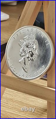 1997 1oz GENUINE Canada Maple leaf 1OZ SILVER MINT Coin EXTREME LOW MINTAGE