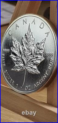 1997 1oz GENUINE Canada Maple leaf 1OZ SILVER MINT Coin EXTREME LOW MINTAGE