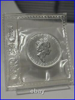 1997 Canada $5 Silver Maple Leaf Coin. 9999 Pure 1oz RCM SEALed Key Date #1