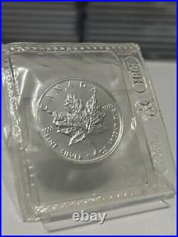 1997 Canada $5 Silver Maple Leaf Coin. 9999 Pure 1oz RCM SEALed Key Date #1