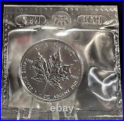 1997 Canada. 9999 Fine Silver $5 Maple Leaf Uncirculated Sealed Encapsulated A1+
