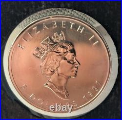 1997 Canada Key Date 1oz Fine Silver Maple Leaf, Rare